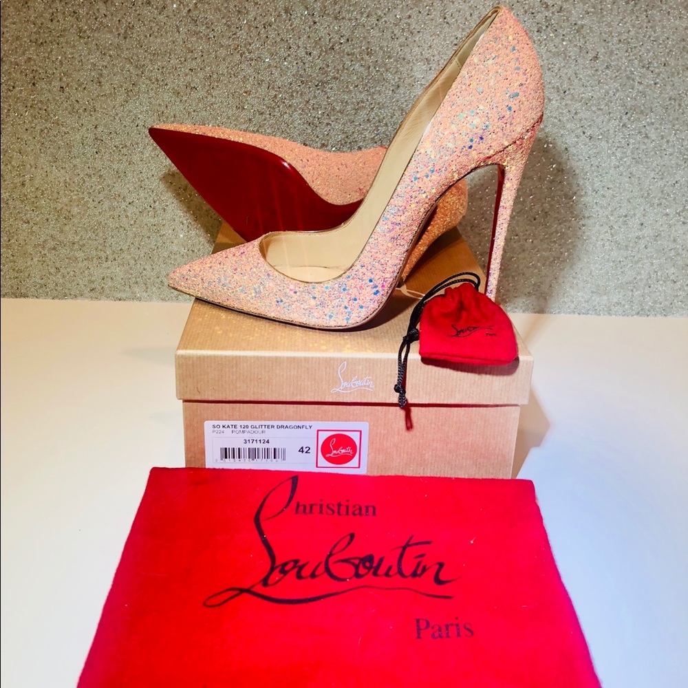🔴sold🔴 Christian Louboutin So Kate Glitter - Picture 1 of 8